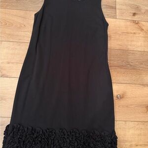 Chic Black Sleeveless Midi Dress
